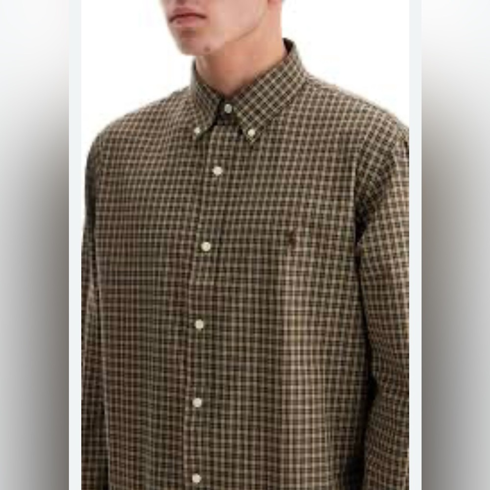 Ralph Lauren men’s size 2XLT long sleeve button down dress shirt with front logo